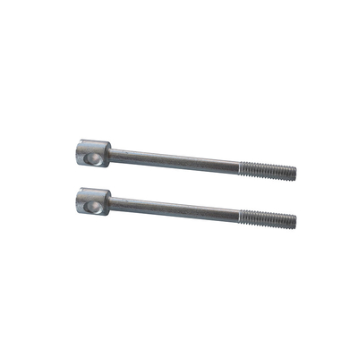 M4 * 15mm المسامير الكهربائية المستديرة الرأس المقياس مع الخيوط الخشنة الختم المسمار حفرة واحدة المسمار المقياس الكهربائي