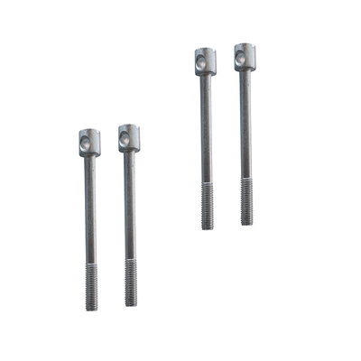 M4 * 15mm المسامير الكهربائية المستديرة الرأس المقياس مع الخيوط الخشنة الختم المسمار حفرة واحدة المسمار المقياس الكهربائي