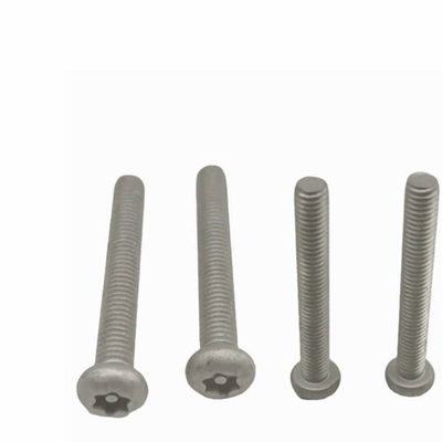 6-32x1 / 2 "عبث برهان آلة الأمن برغي زر 6 فص مركز توركس دبوس رئيس