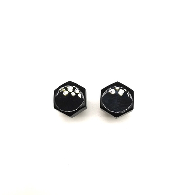 مسامير زخرفية من الفولاذ المقاوم للصدأ M8X7 للعجلة HEX12.8mm ارتفاع الرأس بلون الزنك