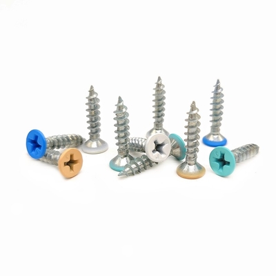 DIN الفولاذ المقاوم للصدأ المسامير الذاتية تثبيت Countersunk سلك جبل الصليب الستة الأطراف للإضاءة