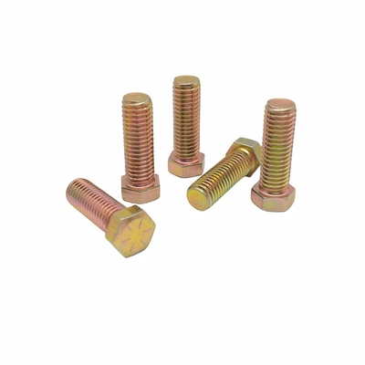 M10 * 30 حماية البيئة لون الزنك الخارجية هيكساجونية محول الكهرباء التشويش الأسود هيكساجونية كاملة مسامير المسمار