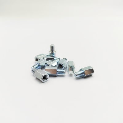 مسمار فاصل سداسي من الفولاذ المقاوم للصدأ M3-M12 5-100 مم مطلي بالزنك الأزرق