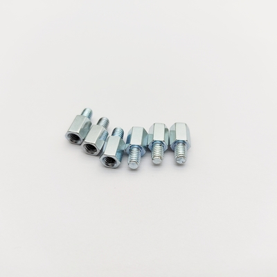 مسمار فاصل سداسي من الفولاذ المقاوم للصدأ M3-M12 5-100 مم مطلي بالزنك الأزرق