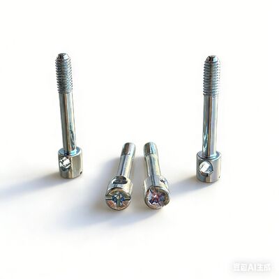 مسامير العدادات الكهربائية ذات الخيوط الخشنة الفضة 2.0mm حجم الثقب حلول التثبيت القوية لتركيبات العدادات الكهربائية