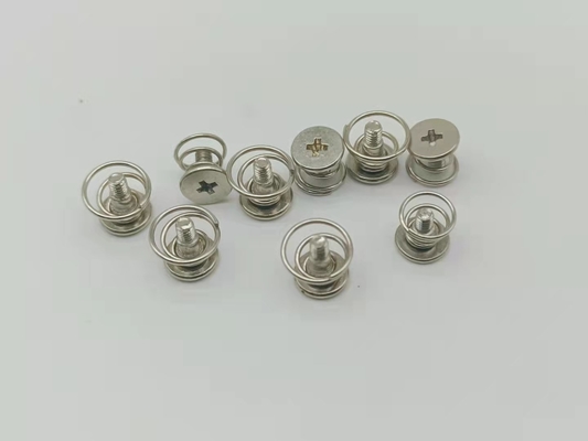 M2x6.8 الفولاذ المقاوم للصدأ برأس ترصيع مسامير مروحة وحدة المعالجة المركزية C1022 المواد