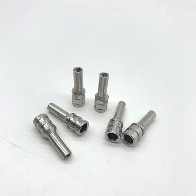 مذهب قطع غيار مخرطة CNC ، 316 الفولاذ المقاوم للصدأ رمح 6x31.6mm
