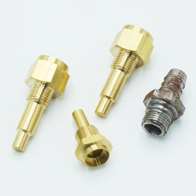 موصل وصلة أنابيب التثبيت غير القياسي المطلي بالنيكل M17x11.1mm