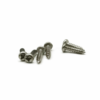 براغي صغيرة دقيقة من الفولاذ المقاوم للصدأ ذاتية التنصت PA2.5x8 SS304 المواد