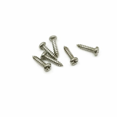براغي صغيرة دقيقة من الفولاذ المقاوم للصدأ ذاتية التنصت PA2.5x8 SS304 المواد
