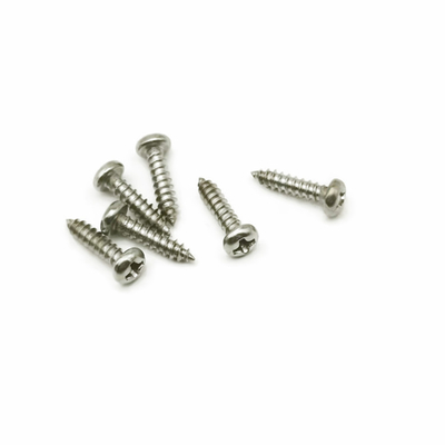 براغي صغيرة دقيقة من الفولاذ المقاوم للصدأ ذاتية التنصت PA2.5x8 SS304 المواد