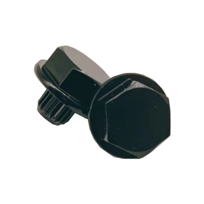مسامير محور العجلة الكهربائية من سبائك الألومنيوم الأسود M6x1.0 6.8mm ارتفاع الرأس