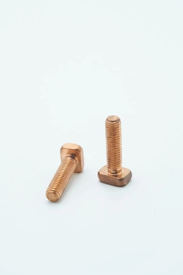 رأس مربع على شكل T برغي M8x30mm فولاذ C1022 مادة 17.59g الوزن