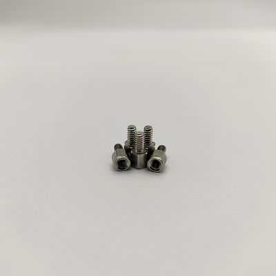 فواصل سداسية صناعية SS316/نحاس مصنعة باستخدام الحاسب الآلي بخيوط مخصصة