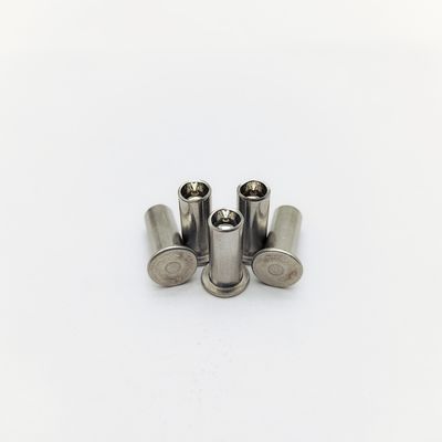 مسامير تثبيت بحرية من الفولاذ المقاوم للصدأ 316 M5-M12 برأس مسطح مجوفة بنسبة 40%